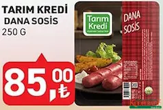 TARIM KREDİ DANA SOSİS 250 G